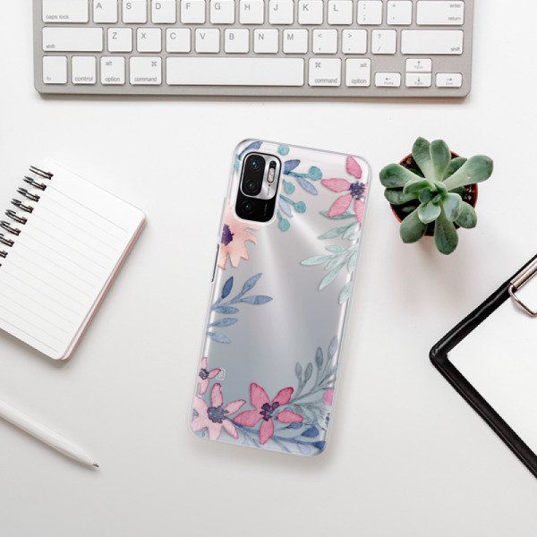 Silikonové pouzdro iSaprio - Xiaomi Redmi Note 10 5G / Xiaomi Poco M3 Pro 5G - Leaves and Flowers