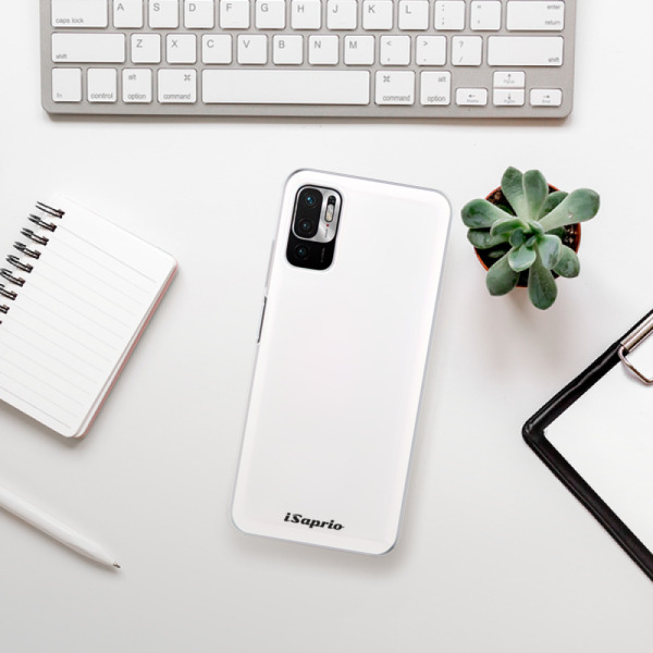 Silikonové pouzdro iSaprio - Xiaomi Redmi Note 10 5G / Xiaomi Poco M3 Pro 5G - 4Pure bílé