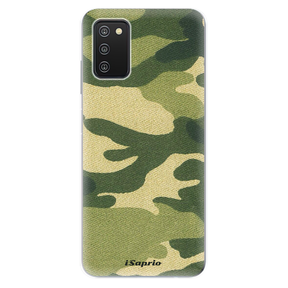 Odolné silikonové pouzdro iSaprio - Green Camuflage 01 - Samsung Galaxy A03s