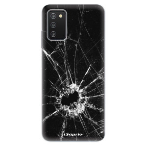 Silikonové odolné pouzdro iSaprio - Broken Glass 10 na mobil Samsung Galaxy A03s