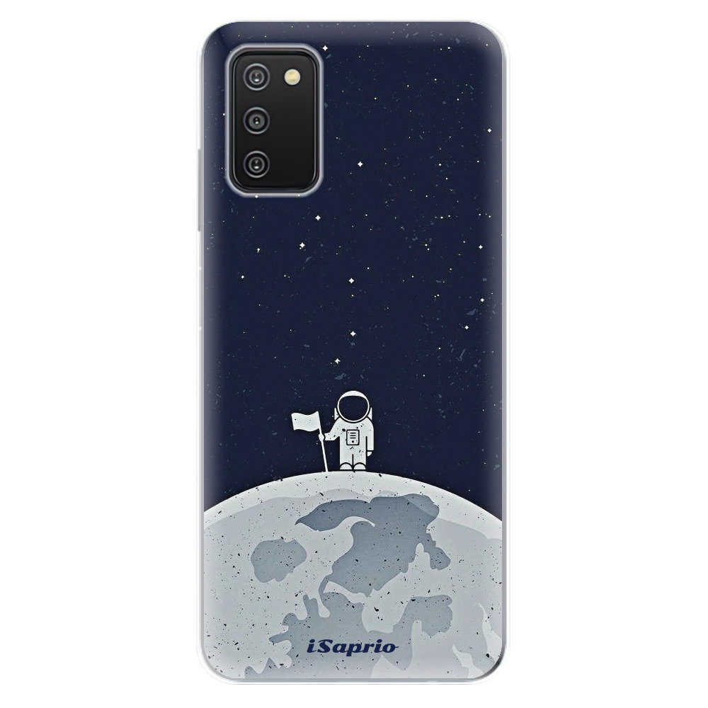 Odolné silikonové pouzdro iSaprio - On The Moon 10 - Samsung Galaxy A03s