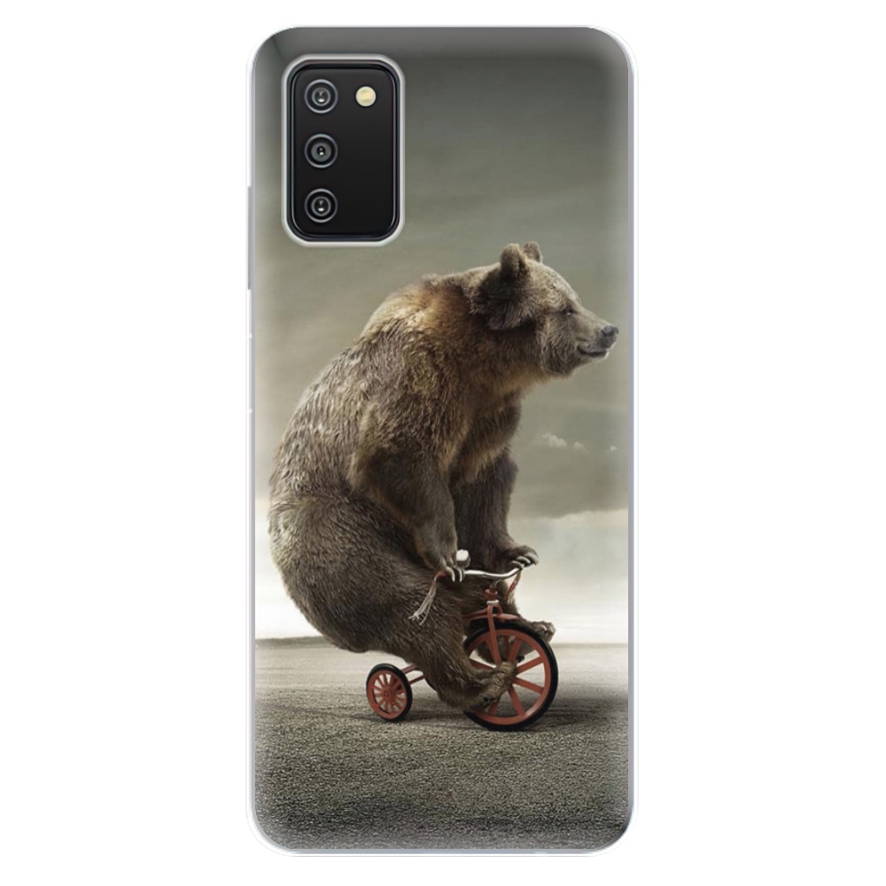 Odolné silikonové pouzdro iSaprio - Bear 01 - Samsung Galaxy A03s