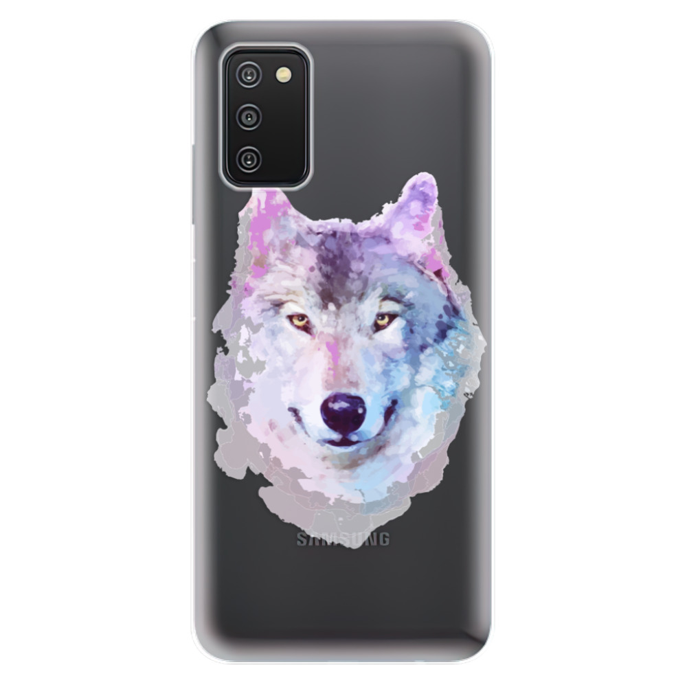 Odolné silikonové pouzdro iSaprio - Wolf 01 - Samsung Galaxy A03s