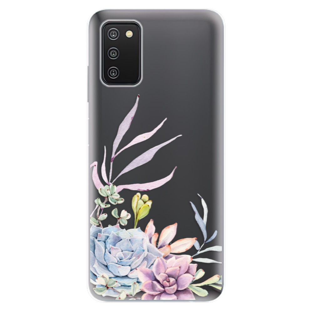 Odolné silikonové pouzdro iSaprio - Succulent 01 - Samsung Galaxy A03s