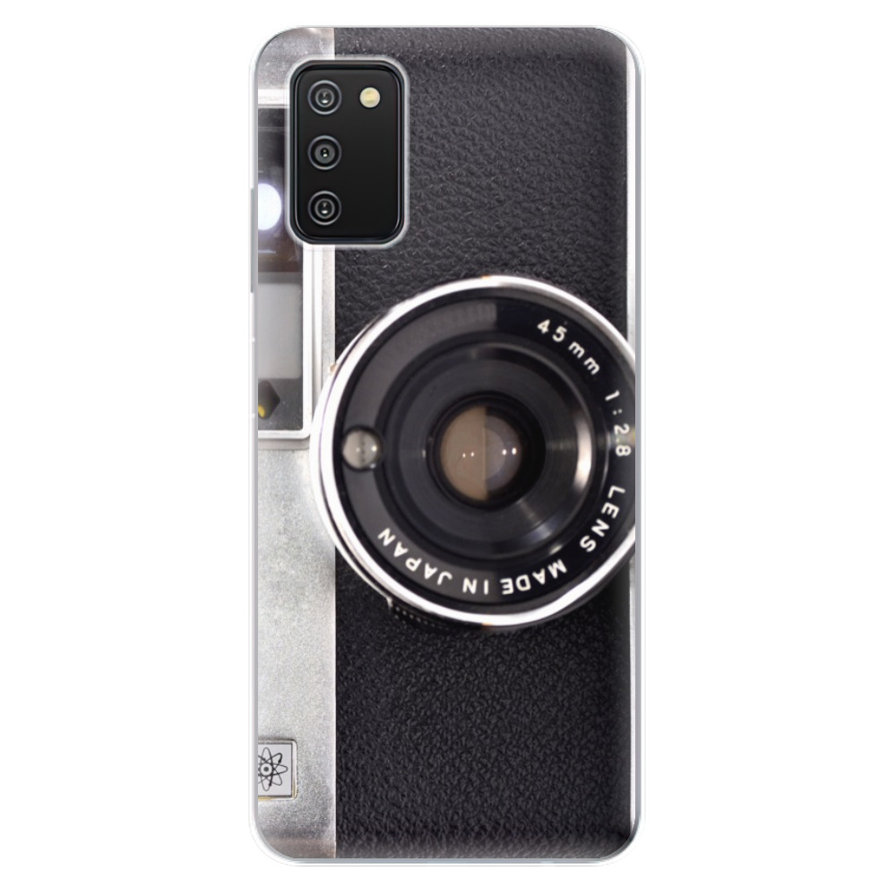 Odolné silikonové pouzdro iSaprio - Vintage Camera 01 - Samsung Galaxy A03s