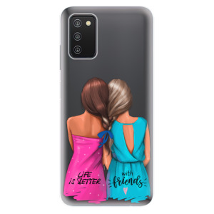 Silikonové odolné pouzdro iSaprio - Best Friends na mobil Samsung Galaxy A03s