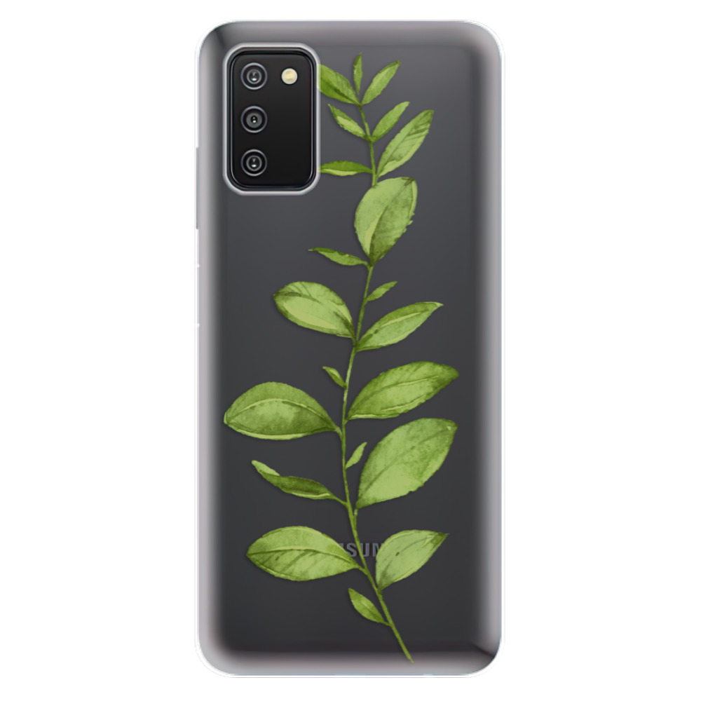 Odolné silikonové pouzdro iSaprio - Green Plant 01 - Samsung Galaxy A03s
