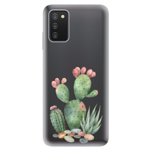 Silikonové odolné pouzdro iSaprio - Cacti 01 na mobil Samsung Galaxy A03s
