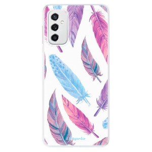 Silikonové pouzdro iSaprio - Samsung Galaxy M52 5G - Feather Pattern 10