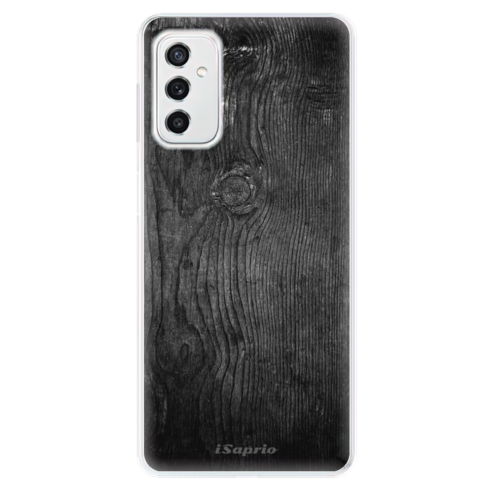 Silikonové odolné pouzdro iSaprio - Black Wood 13 na mobil Samsung Galaxy M52 5G (Silikonový odolný kryt, obal, pouzdro iSaprio - Black Wood 13 na mobilní telefon Samsung Galaxy M52 5G)