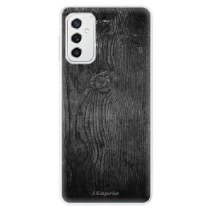Silikonové odolné pouzdro iSaprio - Black Wood 13 na mobil Samsung Galaxy M52 5G