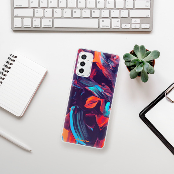 Silikonové pouzdro iSaprio - Samsung Galaxy M52 5G - Color Marble 19