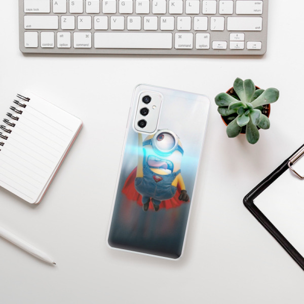 Silikonové pouzdro iSaprio - Samsung Galaxy M52 5G - Mimons Superman 02