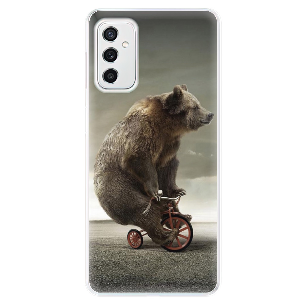 Silikonové odolné pouzdro iSaprio - Bear 01 na mobil Samsung Galaxy M52 5G (Silikonový odolný kryt, obal, pouzdro iSaprio - Bear 01 na mobilní telefon Samsung Galaxy M52 5G)