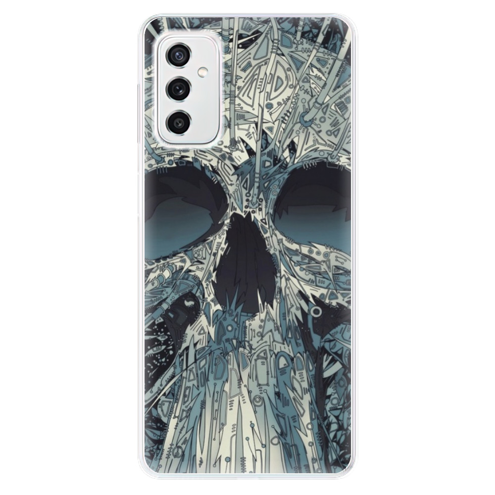 Silikonové odolné pouzdro iSaprio - Abstract Skull na mobil Samsung Galaxy M52 5G (Silikonový odolný kryt, obal, pouzdro iSaprio - Abstract Skull na mobilní telefon Samsung Galaxy M52 5G)