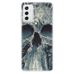 Silikonové odolné pouzdro iSaprio - Abstract Skull na mobil Samsung Galaxy M52 5G