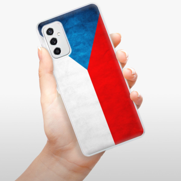 Silikonové pouzdro iSaprio - Samsung Galaxy M52 5G - Czech Flag
