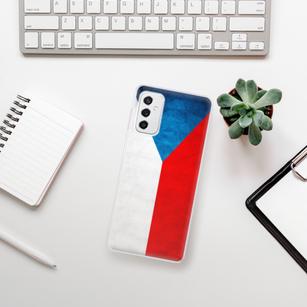 Silikonové pouzdro iSaprio - Samsung Galaxy M52 5G - Czech Flag