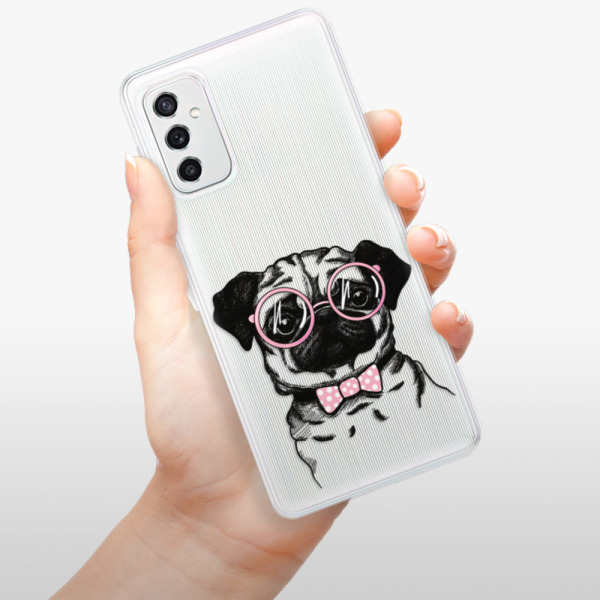 Silikonové pouzdro iSaprio - Samsung Galaxy M52 5G - The Pug