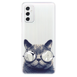 Silikonové odolné pouzdro iSaprio - Crazy Cat 01 na mobil Samsung Galaxy M52 5G