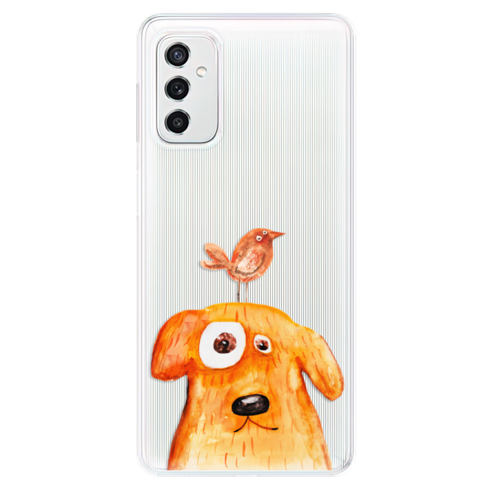 Odolné silikonové pouzdro iSaprio - Dog And Bird - Samsung Galaxy M52 5G