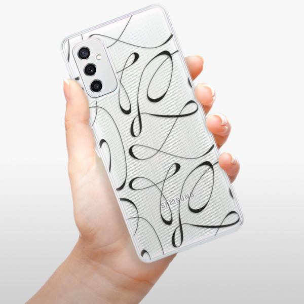 Silikonové pouzdro iSaprio - Samsung Galaxy M52 5G - Fancy black