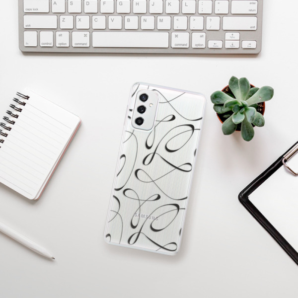Silikonové pouzdro iSaprio - Samsung Galaxy M52 5G - Fancy black
