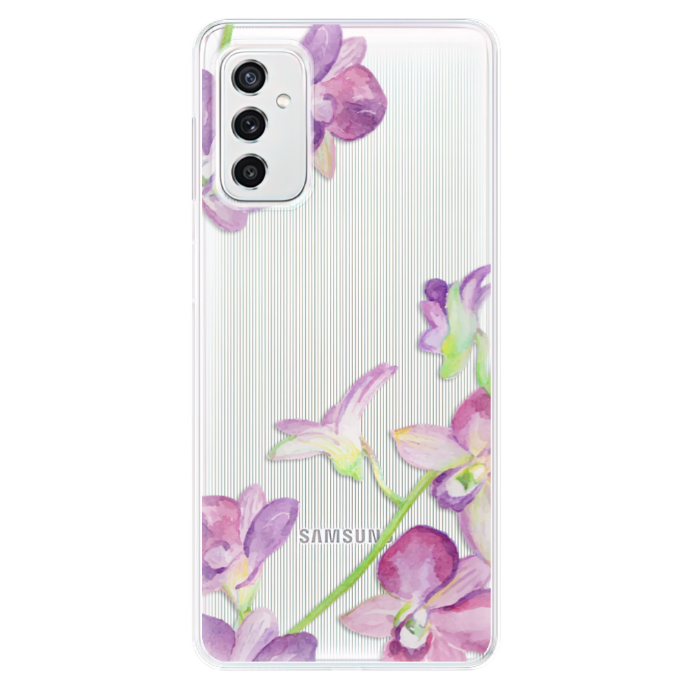 Silikonové odolné pouzdro iSaprio - Purple Orchid na mobil Samsung Galaxy M52 5G (Silikonový odolný kryt, obal, pouzdro iSaprio - Purple Orchid na mobilní telefon Samsung Galaxy M52 5G)