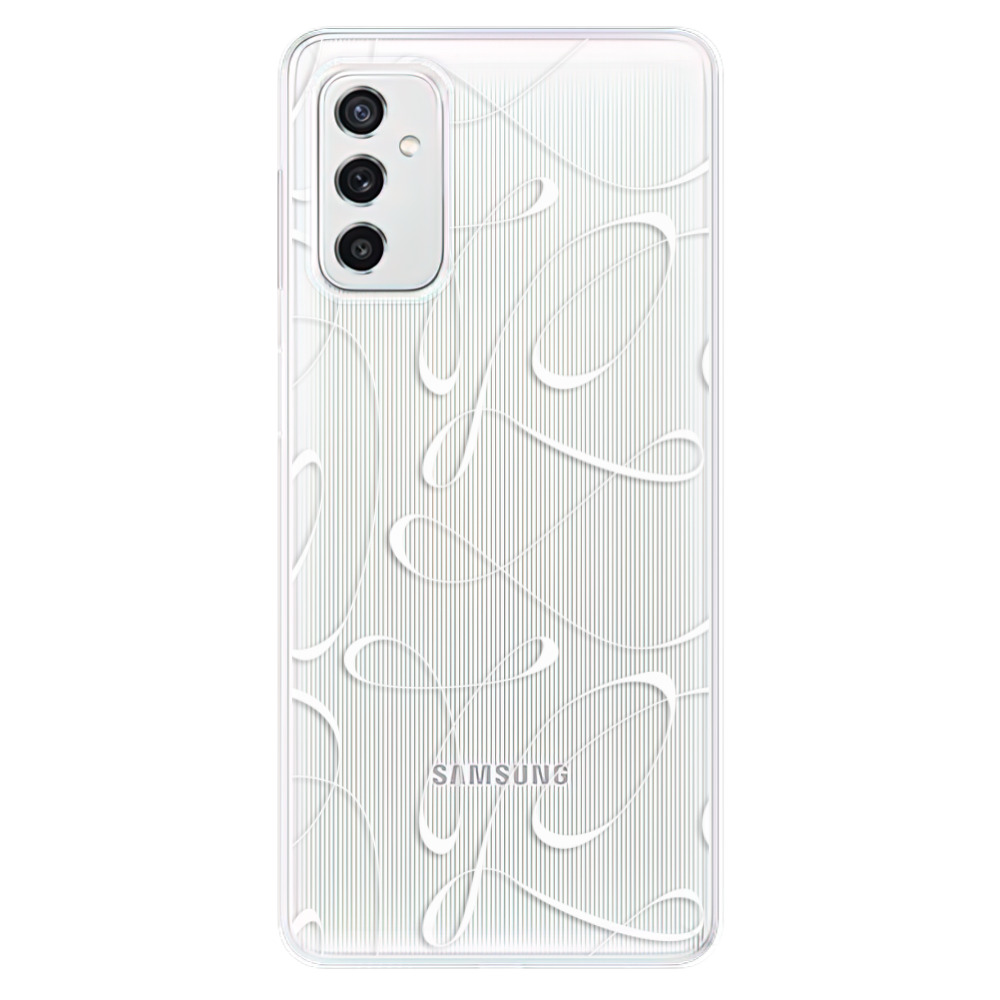 Silikonové odolné pouzdro iSaprio - Fancy - white na mobil Samsung Galaxy M52 5G (Silikonový odolný kryt, obal, pouzdro iSaprio - Fancy - white na mobilní telefon Samsung Galaxy M52 5G)