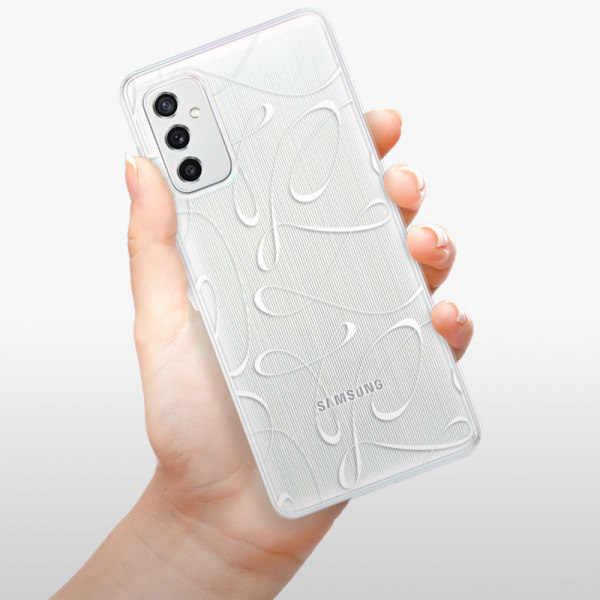Silikonové pouzdro iSaprio - Samsung Galaxy M52 5G - Fancy white