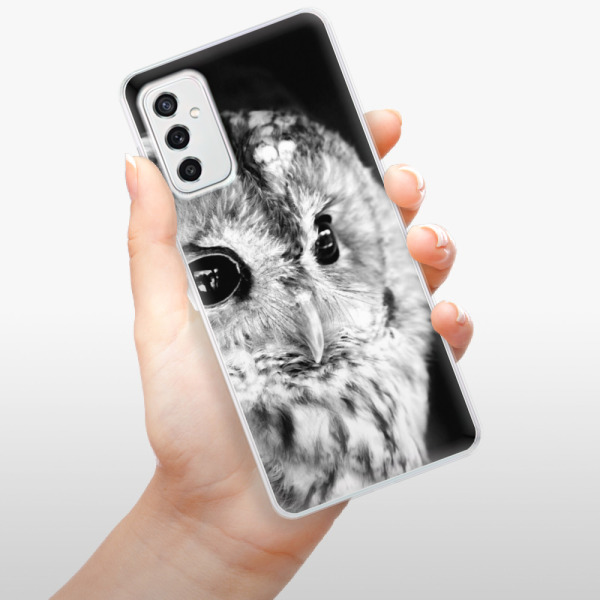 Silikonové pouzdro iSaprio - Samsung Galaxy M52 5G - BW Owl