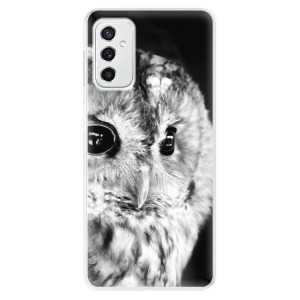 Silikonové odolné pouzdro iSaprio - BW Owl na mobil Samsung Galaxy M52 5G