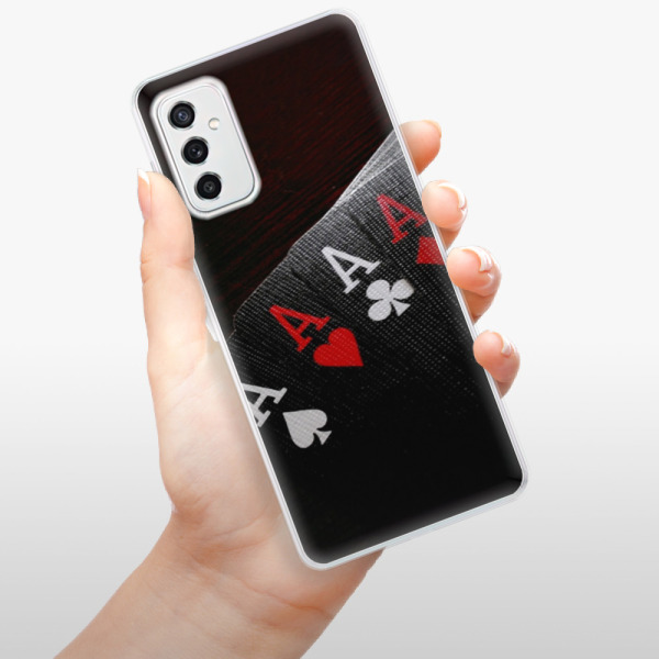 Silikonové pouzdro iSaprio - Samsung Galaxy M52 5G - Poker