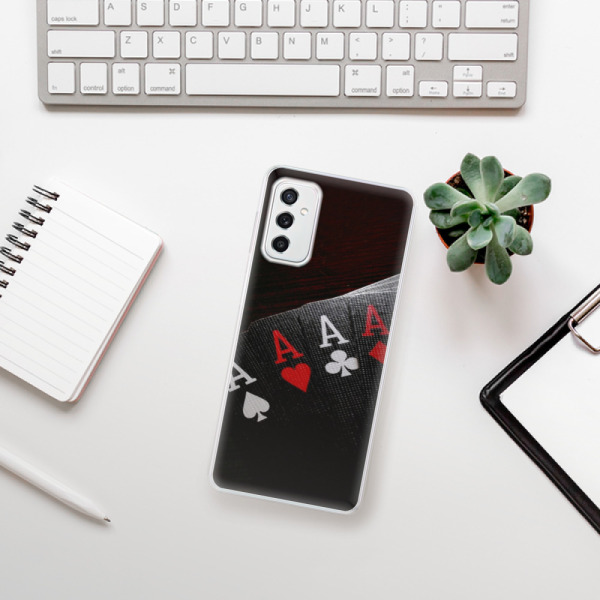 Silikonové pouzdro iSaprio - Samsung Galaxy M52 5G - Poker