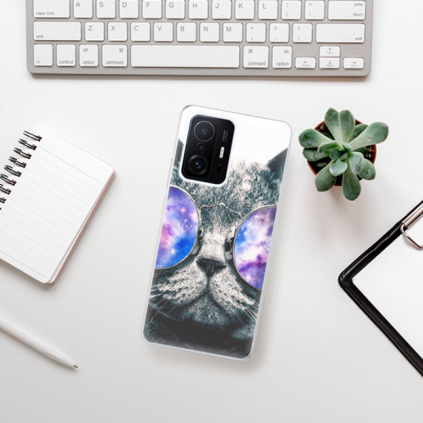 Silikonové pouzdro iSaprio - Xiaomi 11T / Xiaomi 11T Pro - Galaxy Cat