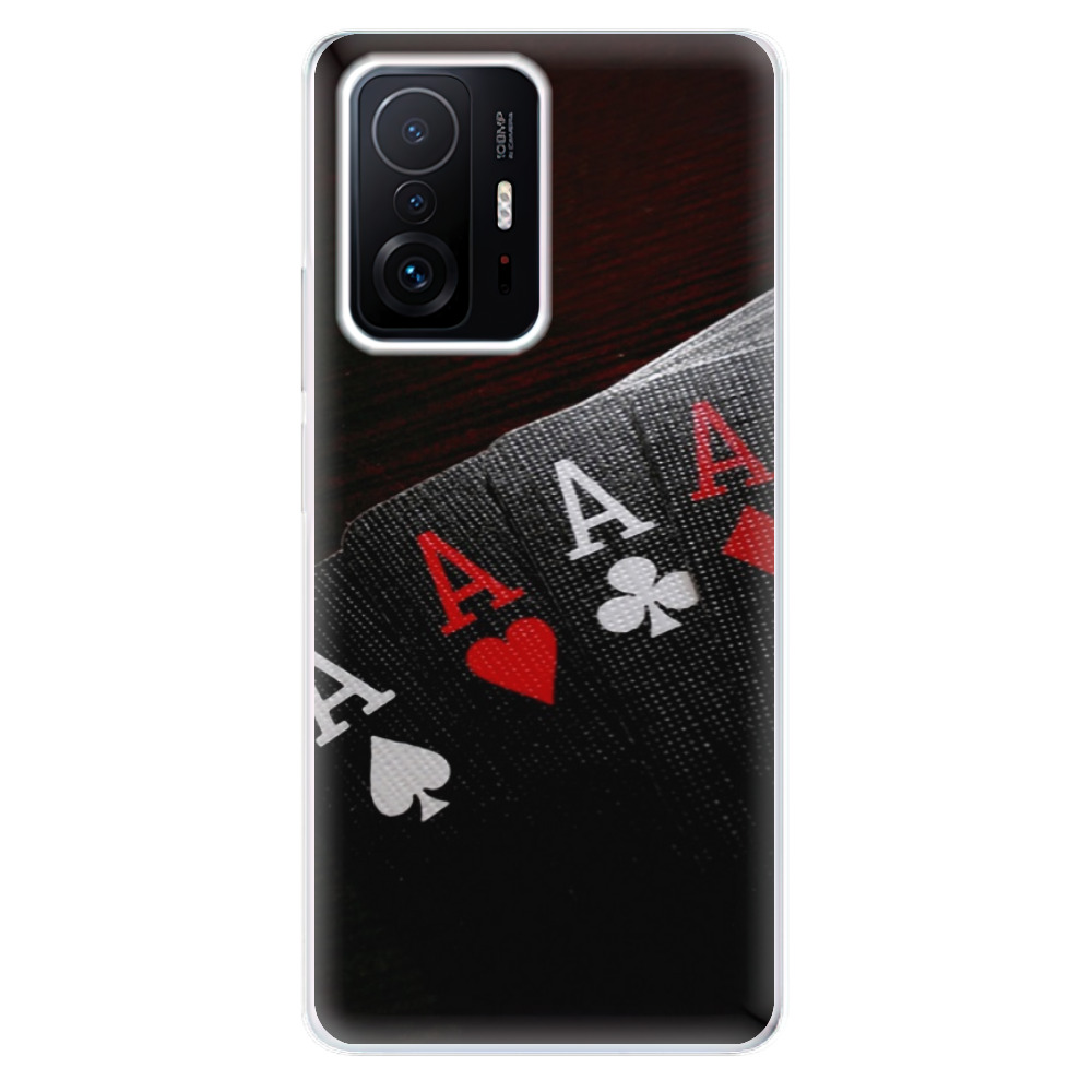 Silikonové odolné pouzdro iSaprio - Poker na mobil Xiaomi 11T / Xiaomi 11T Pro (Silikonový odolný kryt, obal, pouzdro iSaprio - Poker na mobilní telefon Xiaomi 11T / Xiaomi 11T Pro)
