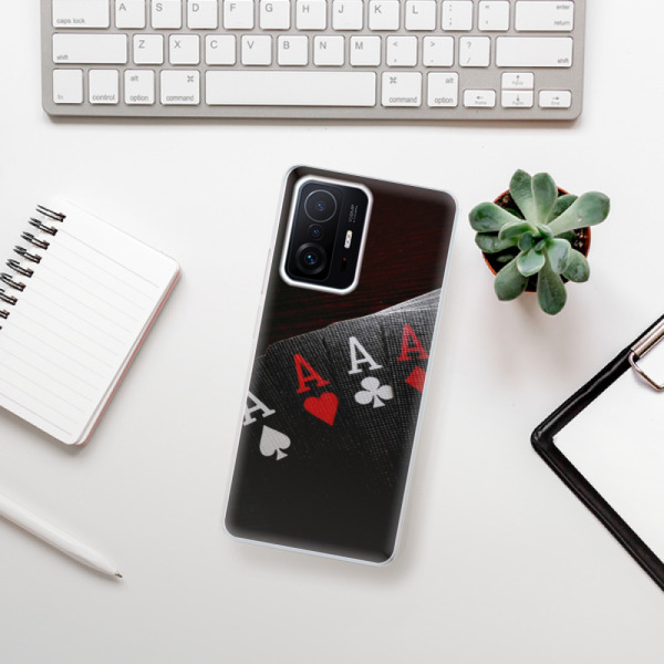 Silikonové pouzdro iSaprio - Xiaomi 11T / Xiaomi 11T Pro - Poker