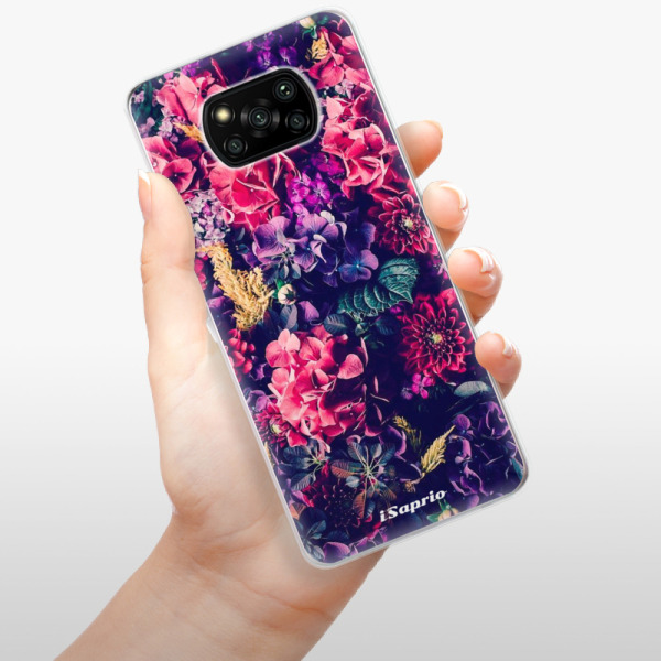 Silikonové pouzdro iSaprio - Xiaomi Poco X3 Pro / Xiaomi Poco X3 NFC - Flowers 10