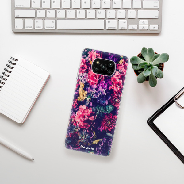 Silikonové pouzdro iSaprio - Xiaomi Poco X3 Pro / Xiaomi Poco X3 NFC - Flowers 10