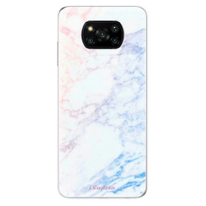 Silikonové pouzdro iSaprio - Xiaomi Poco X3 Pro / Xiaomi Poco X3 NFC - Raibow Marble 10