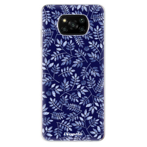 Silikonové pouzdro iSaprio - Xiaomi Poco X3 Pro / Xiaomi Poco X3 NFC - Blue Leaves 05