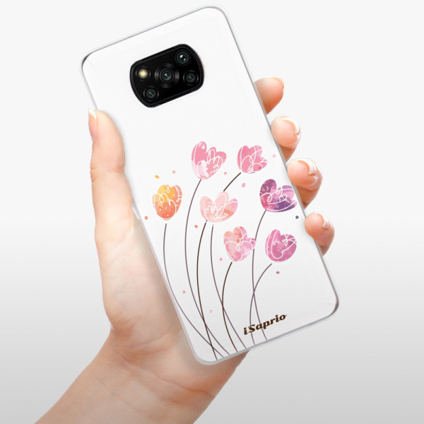 Silikonové pouzdro iSaprio - Xiaomi Poco X3 Pro / Xiaomi Poco X3 NFC - Flowers 14