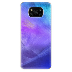 Silikonové pouzdro iSaprio - Xiaomi Poco X3 Pro / Xiaomi Poco X3 NFC - Purple Feathers