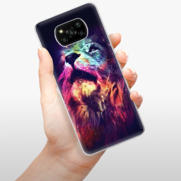 Silikonové pouzdro iSaprio - Xiaomi Poco X3 Pro / Xiaomi Poco X3 NFC - Lion in Colors