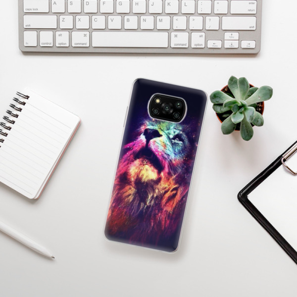 Silikonové pouzdro iSaprio - Xiaomi Poco X3 Pro / Xiaomi Poco X3 NFC - Lion in Colors