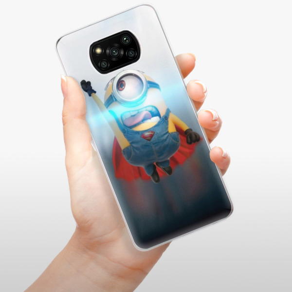 Silikonové pouzdro iSaprio - Xiaomi Poco X3 Pro / Xiaomi Poco X3 NFC - Mimons Superman 02