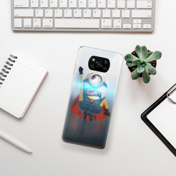 Silikonové pouzdro iSaprio - Xiaomi Poco X3 Pro / Xiaomi Poco X3 NFC - Mimons Superman 02