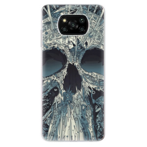 Silikonové odolné pouzdro iSaprio - Abstract Skull na mobil Xiaomi Poco X3 Pro / Xiaomi Poco X3 NFC