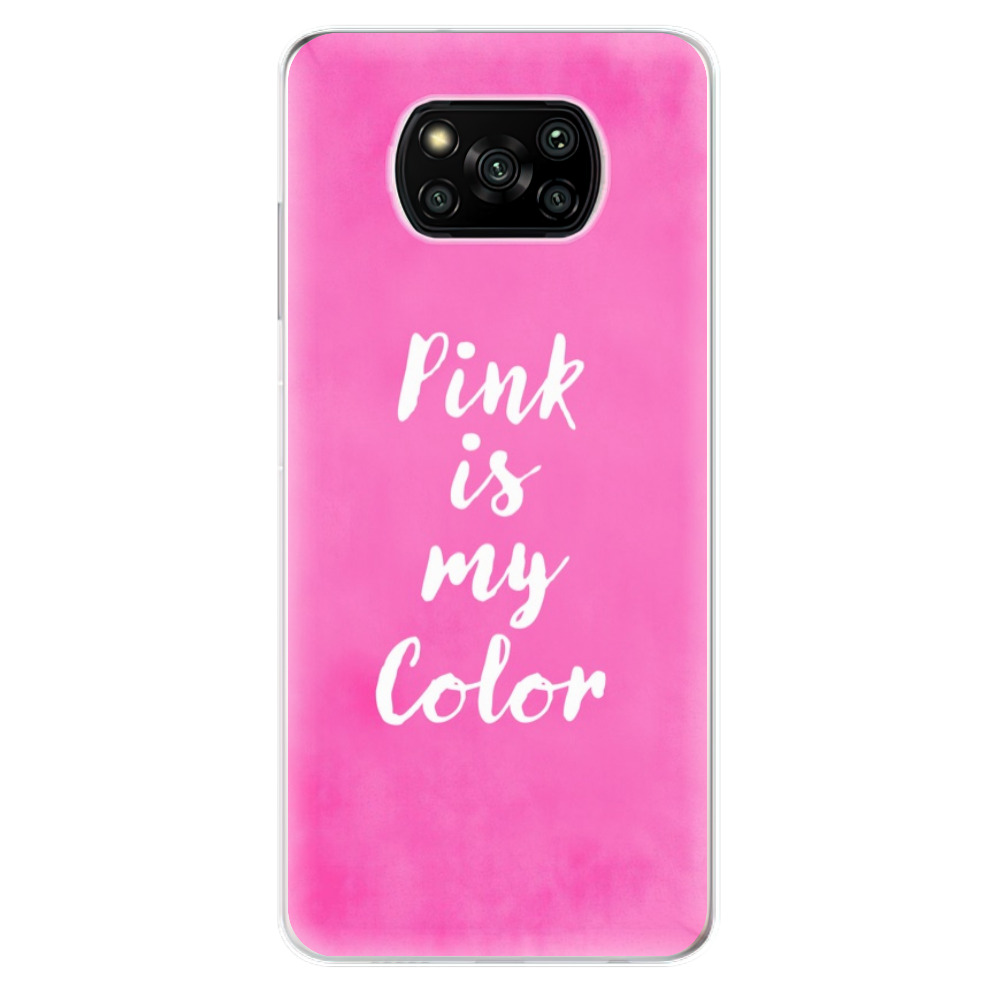 Silikonové odolné pouzdro iSaprio - Pink is my color na mobil Xiaomi Poco X3 Pro / Xiaomi Poco X3 NFC (Silikonový odolný kryt, obal, pouzdro iSaprio - Pink is my color na mobilní telefon Xiaomi Poco X3 Pro / Xiaomi Poco X3 NFC)
