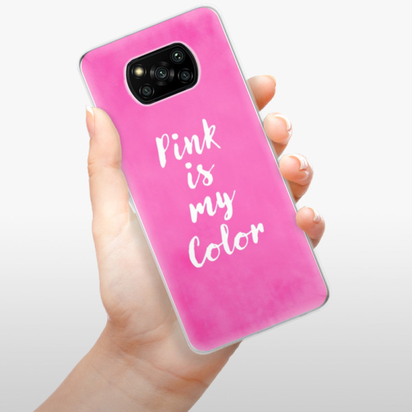 Silikonové pouzdro iSaprio - Xiaomi Poco X3 Pro / Xiaomi Poco X3 NFC - Pink is my color